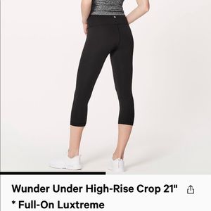 Wunder Under High-Rise Crop 21”